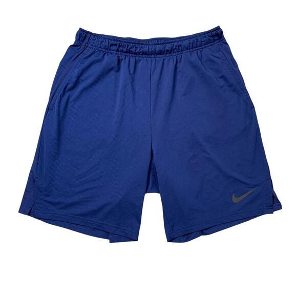 Nike Shorts Mens XL Extra Large Royal Blue Dri Fit Standard Fit Unlined Training - Picture 1 of 14